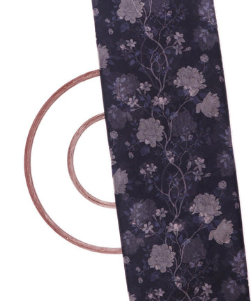 Pure, Embroidered, Floral, Silk Organza Fabric